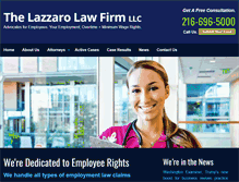 Tablet Screenshot of lazzaro.com